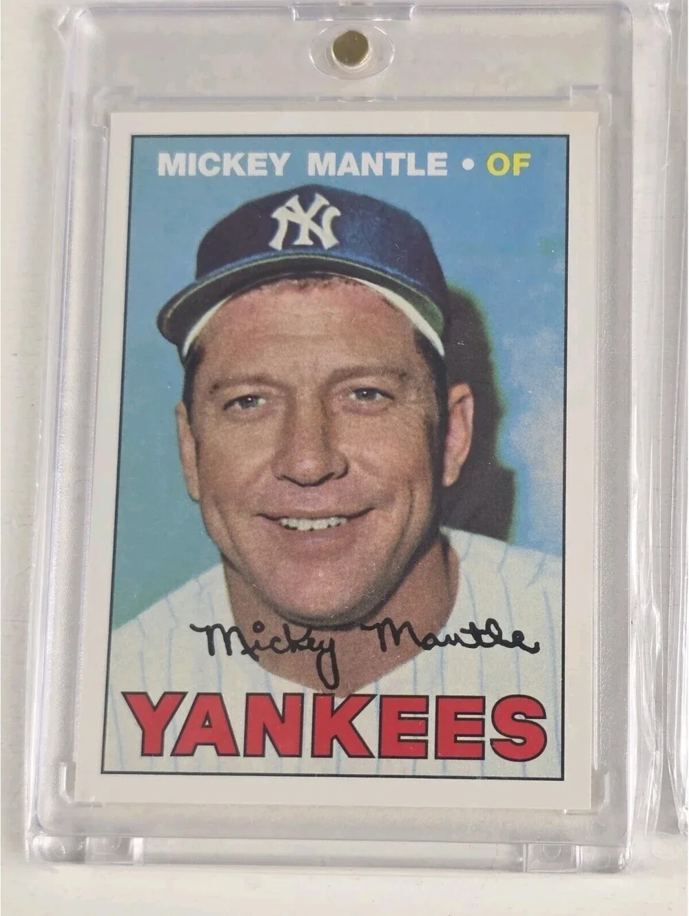 1996 Topps Redemption Sweepstakes #1967 Mickey Mantle /2500 And Chrome Refractor